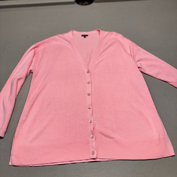 Talbots Pink and Orange Cardigan Sweater Classic Knit - Picture 1 of 8